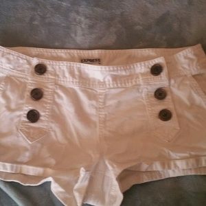 Express white sailor shorts - size 10